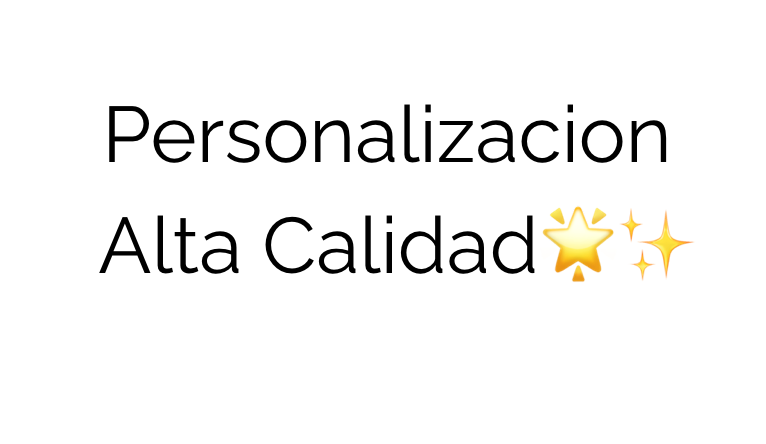 Personalizacion